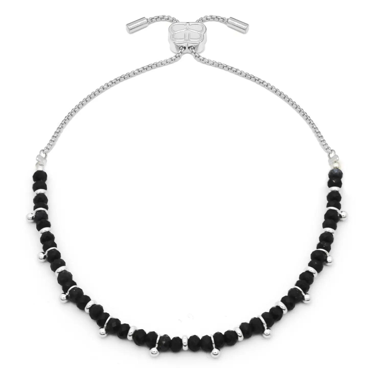 Harmony Black Spinel Silver Bracelet