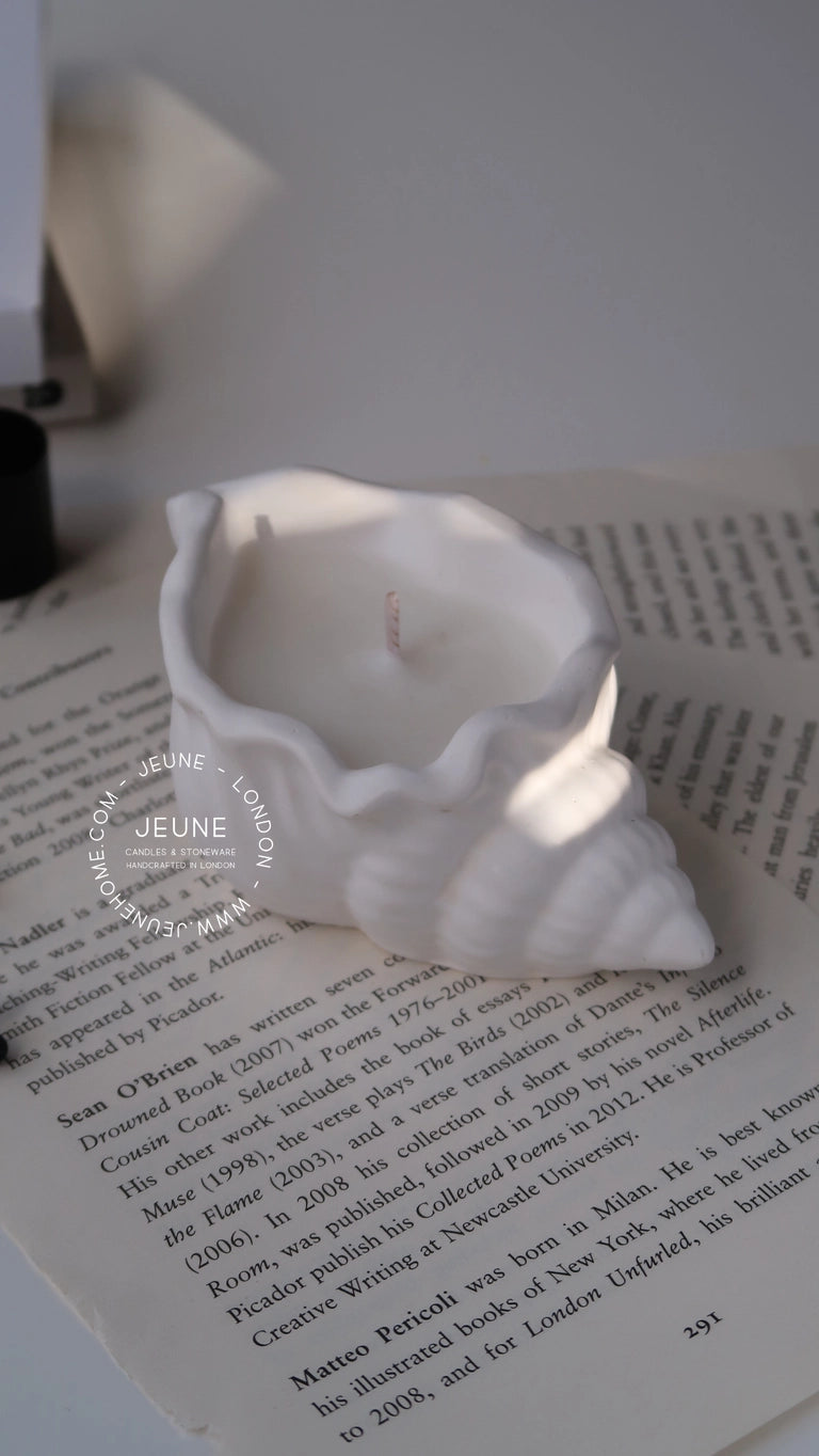 Handcrafted Shell Candle