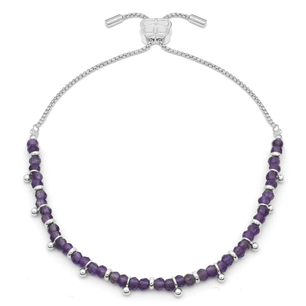 Harmony Amethyst Silver Bracelet