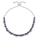 Harmony Amethyst Silver Bracelet
