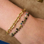 Marisol Tourmaline & Gold Gemstone Bracelet