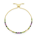 Nasrin Green Jade & Amethyst Bracelet