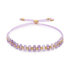 Marisol Amethyst & Gold Beaded Bracelet