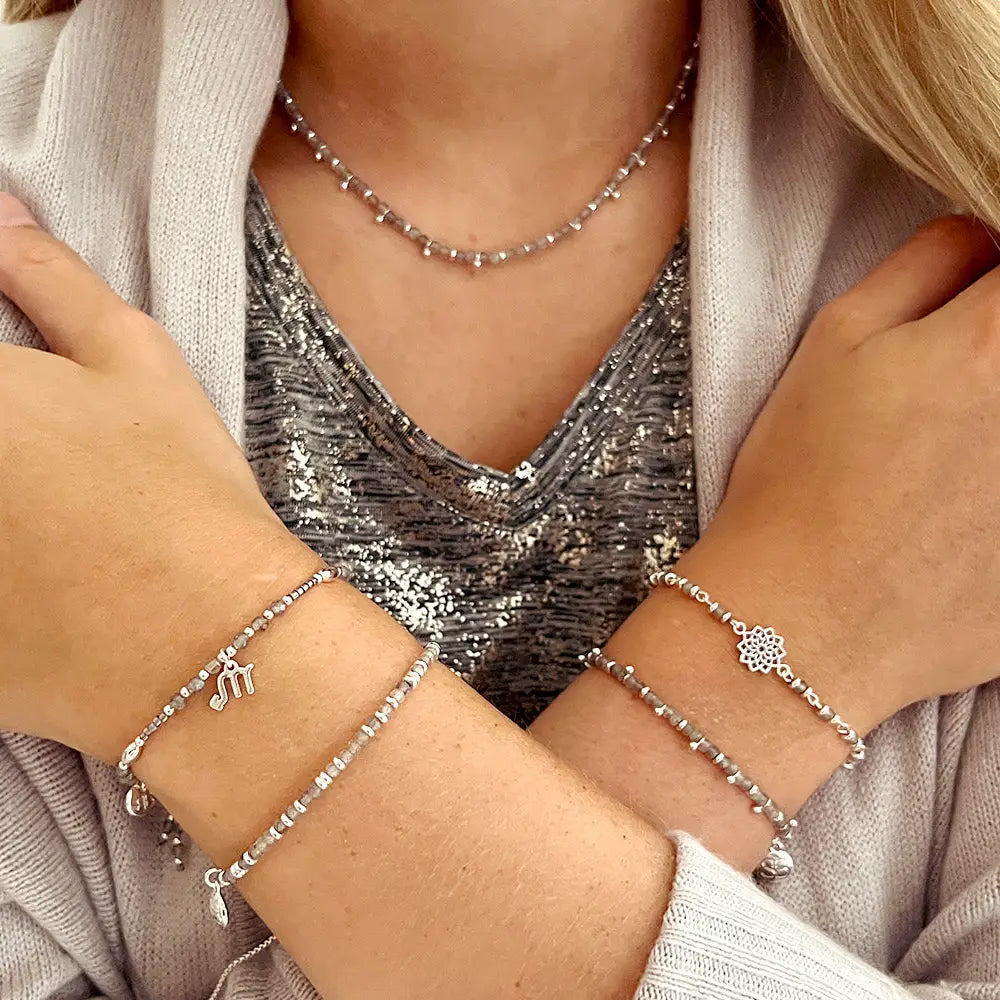 Harmony Labradorite Silver Bracelet
