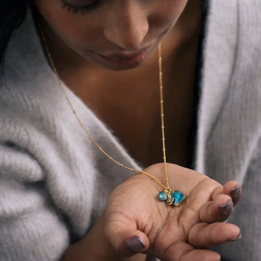 Labradorite Tripartite Necklace