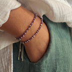 Harmony Amethyst Silver Bracelet