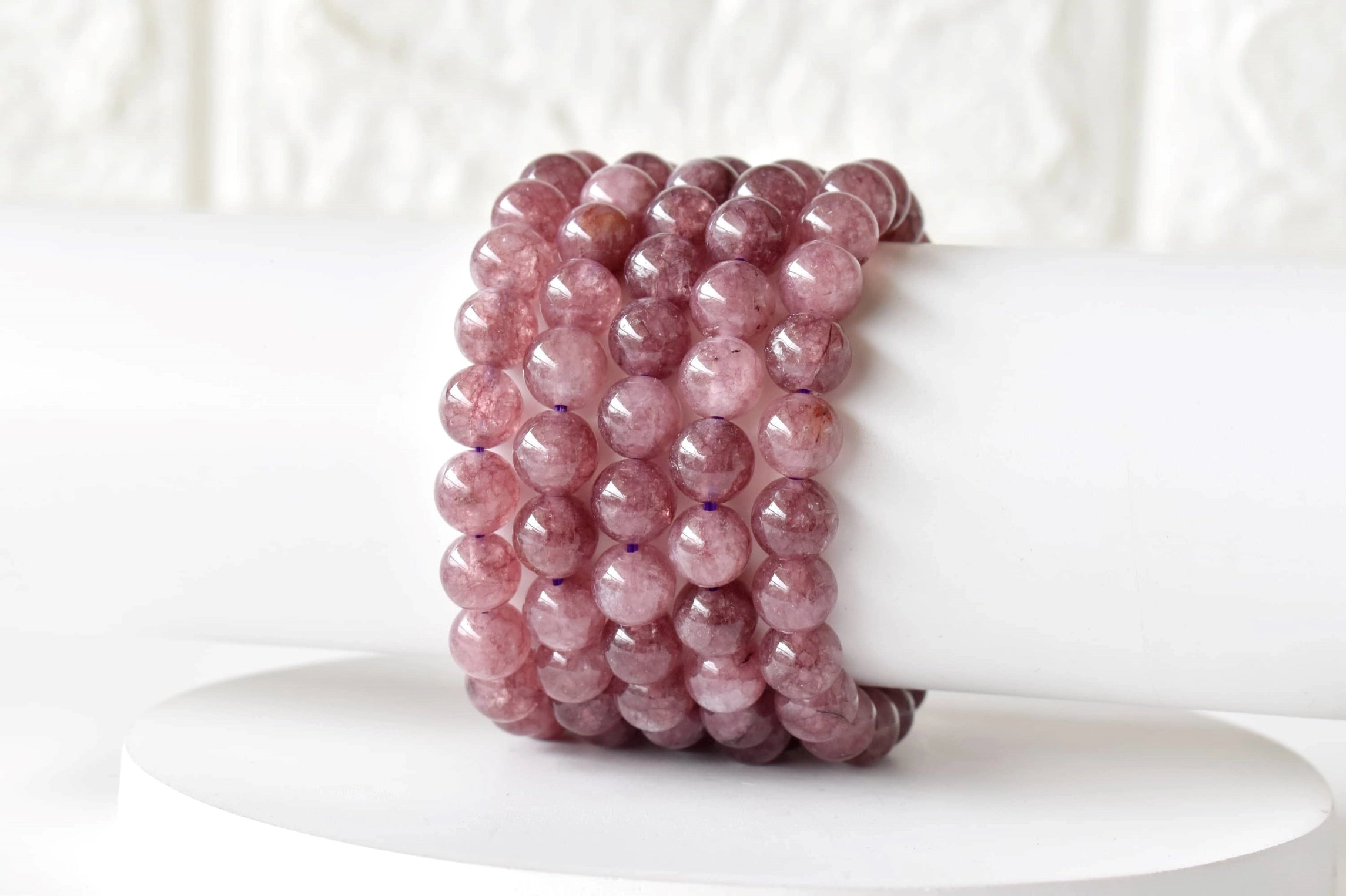 Pink Tourmaline Bracelet (high grade)