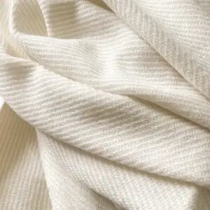 Cream And Beige Tassel Throw