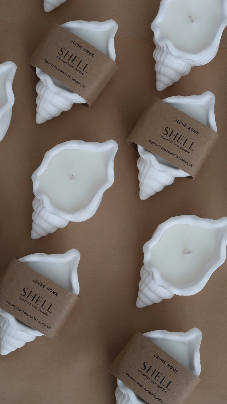 Handcrafted Shell Candle