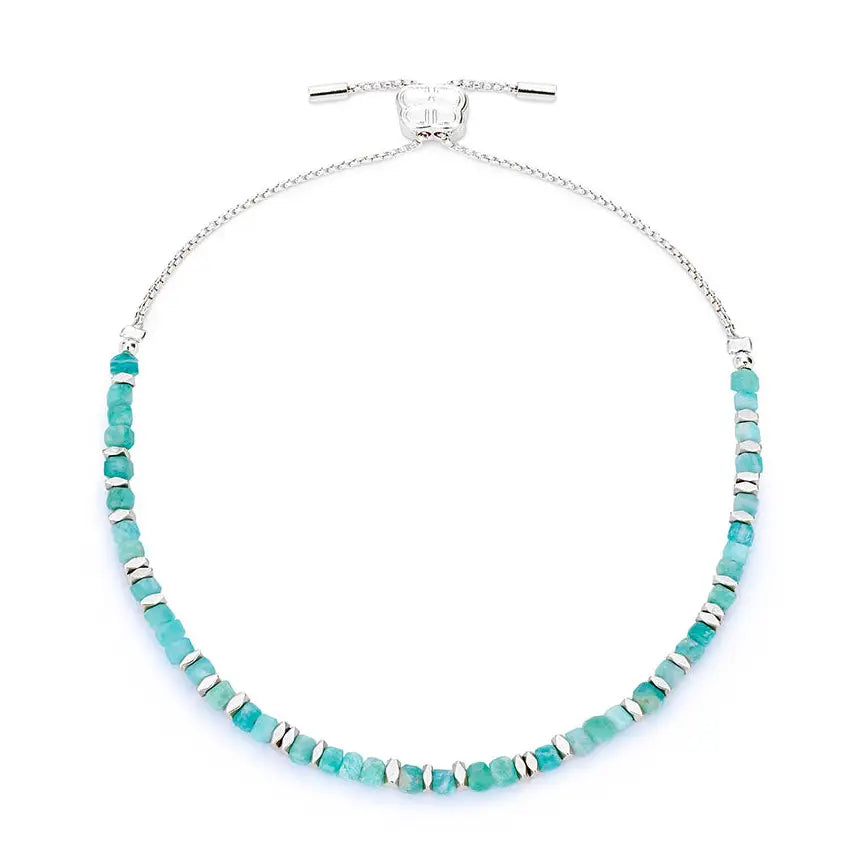 Valentina Amazonite Silver Bracelet